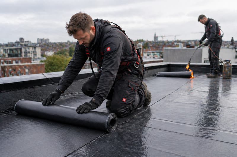 Fiberglass Flat Roof Restoration in Dun Laoghaire